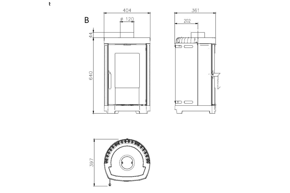 Kaminofen Brigitta GB von La Nordica